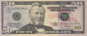 50 US Dollars Banknote