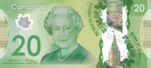 CAD $20 Dollar Banknote