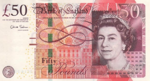 £50 GPB English Pounds 
