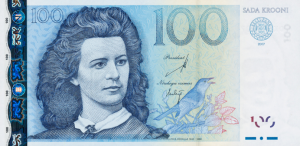 100 Estonian Kroon EEK Banknote