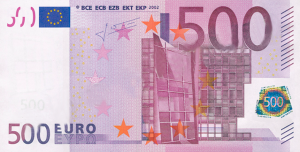 EUR €500 Banknote