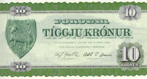 10 Faeroe Kr Banknote