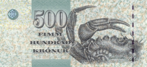 500 Faeroe Krona Banknote