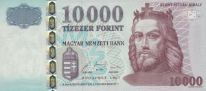 10000 HUF Hungarian Forint Banknote