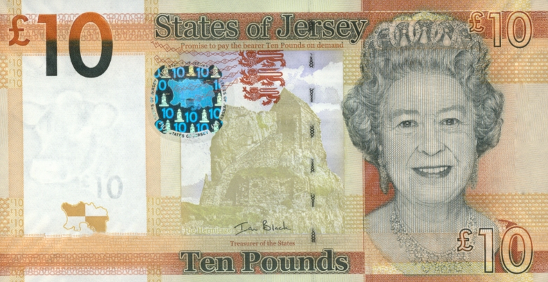 Exchange Jersey Pound Banknotes 