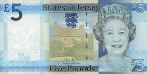 £5 Jersey Pound JEP Banknote