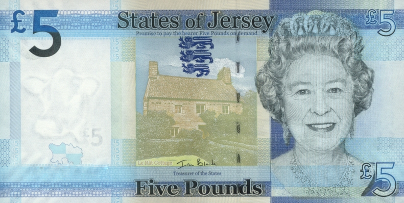 Exchange Jersey Pound Banknotes 