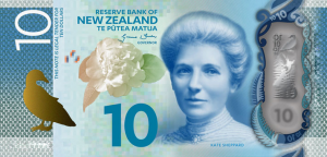 New Zealand $10 Dollar Note NZD