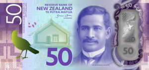 New Zealand $5 Dollar Note NZD
