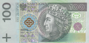 100 PLN Zlotych Banknote