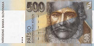 500 SKK Banknote