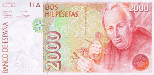 2000 ESP Banknote