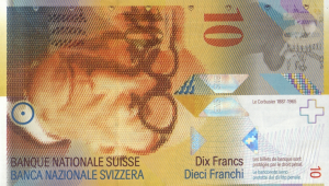 10 CHF Banknote