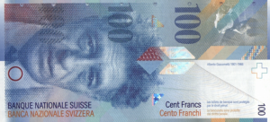 100 CHF Banknote