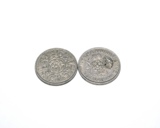 Two old British coins